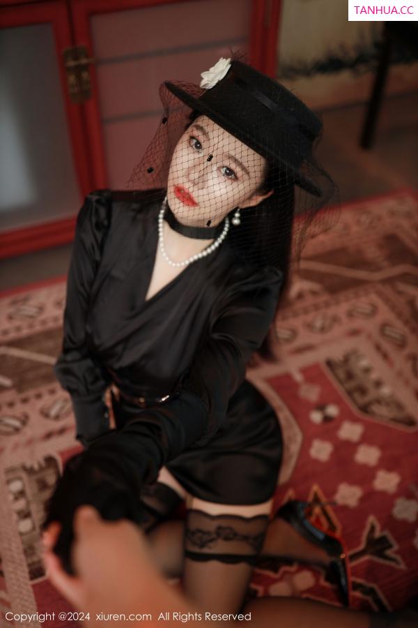 安然Maleah  [XiuRen]高清写真图 2024.08.20 No.9041 安然anran 黑丝美臀第10张图片